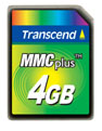 Transcend 4GB MMCplus Memory Card